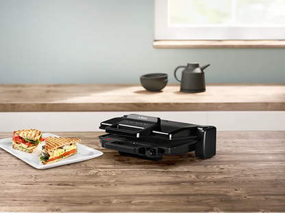 شواية بوش كهربائية – 2000 واط، 3 أوضاع للشوي، ألواح قابلة للإزالة – أسود موديل - TCG3323