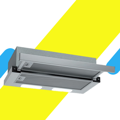 شفاط بلت إن تلسكوبي من إلبا – 90 سم، قوة شفط 550 م³/ساعة، إضاءة LED، - TCH 920 X