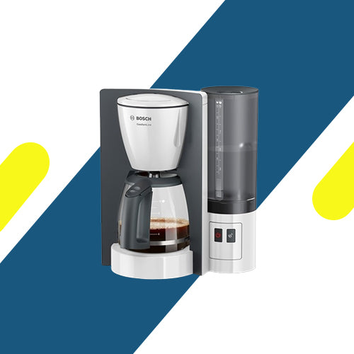 ماكينة تحضير القهوة بوش كومفوت لين، 1200 وات، أبيض - TKA6A041