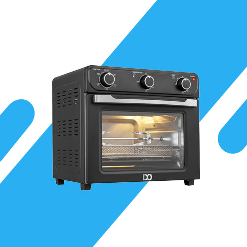 قلاية هوائية بفرن وشواية 3*1 - 28 لتر بقوة 1600 واط - أي دو - موديل - TOAF28-BK