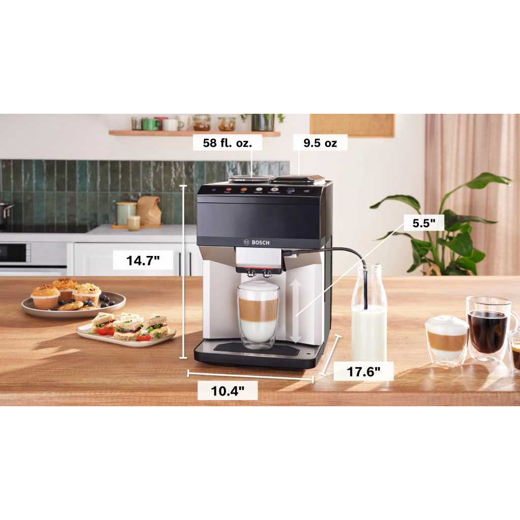 ماكينة قهوة بوش VeroCafe أوتوماتيك بالكامل – TPE40307 – ضغط 15 بار ونظام MilkMagic
