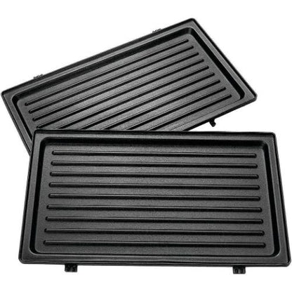 ساندوتش ميكر بلاك أند ديكر 780 وات – 2 في 1 ساندوتش + جريل – ألواح غير لاصقة قابلة للفك - موديل – TS2120