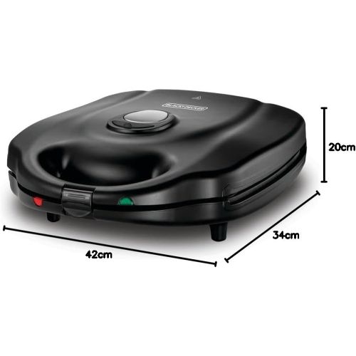ساندوتش ميكر رباعي 3×1 بلاك أند ديكر – 1400 واط – موديل TS4130