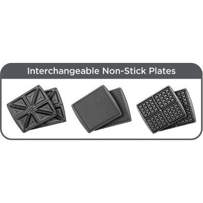 ساندوتش ميكر رباعي 3×1 بلاك أند ديكر – 1400 واط – موديل TS4130