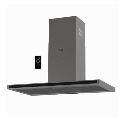 شفاط مطبخ بلت إن ديكوري بيورتي – ستانلس ستيل، 90 سم، قوة شفط 1000 م³/س - موديل - TSD DARK INOX PRO PLUS