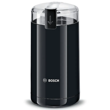 مطحنة قهوة بوش باللون الأسود – شفرات ستانلس ستيل مزدوجة، وظيفة نبض، طحن ناعم - موديل - TSM6A013B