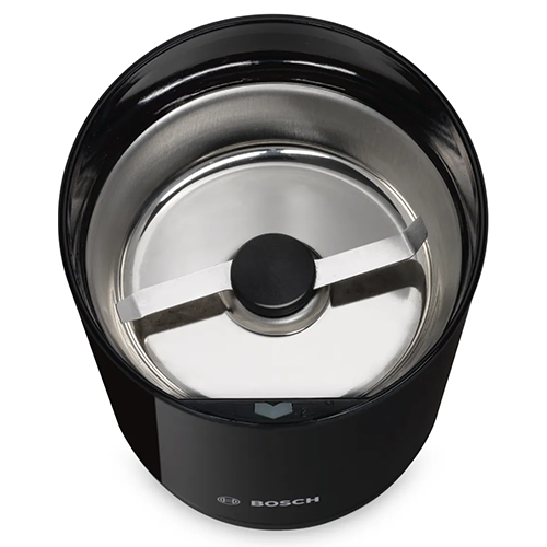 مطحنة قهوة بوش باللون الأسود – شفرات ستانلس ستيل مزدوجة، وظيفة نبض، طحن ناعم - موديل - TSM6A013B