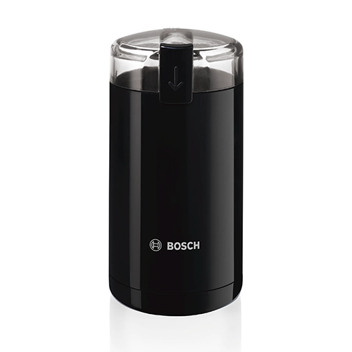 مطحنة قهوة بوش باللون الأسود – شفرات ستانلس ستيل مزدوجة، وظيفة نبض، طحن ناعم - موديل - TSM6A013B