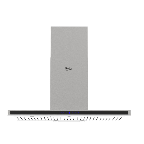 شفاط مطبخ بلت إن بيورتي – شكل T، 90 سم، قوة شفط 1000 م³/ساعة، تحكم لمس مع ريموت - TS Pro Plus