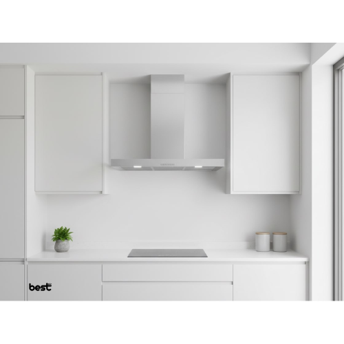 شفاط مطبخ بيست اير 90 سم موتور إيطالي قوة شفط 1200 م³/س – 4 سرعات – فلاتر معدنية وكربونية – موديل – T ULTRA 4X IX