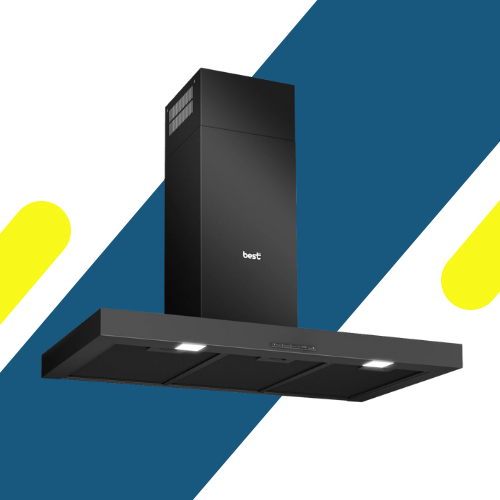 شفاط مطبخ بيست اير 90 سم موتور إيطالي قوة شفط 1200 م³/س – 4 سرعات – فلاتر معدنية وكربونية – موديل – T ULTRA 4X BK