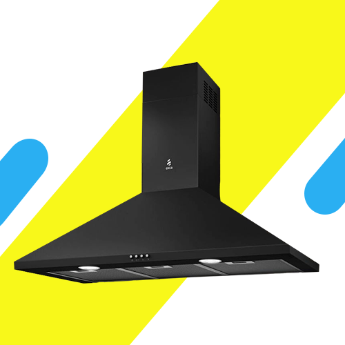 شفاط مطبخ بلت إن اليكا طمايا - أسود - 90 سم ستانلس – قوة شفط 900 م³/ساعة – موديل – ELICA TAMAYA BLACK