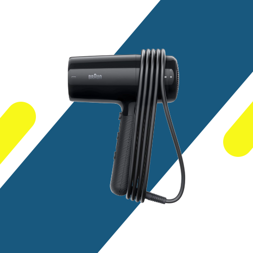 مجفف شعر براون 2200 وات – تقنية أيونية، فوهة موزع للشعر ناعم وخالي من التجعد – موديل – BRHD225E