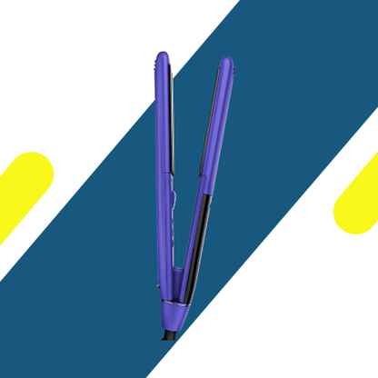 مكواة شعر راش براش (RUSH BRUSH) – X1 Infra Straightener–Purple ألواح تيتانيوم وسيراميك
