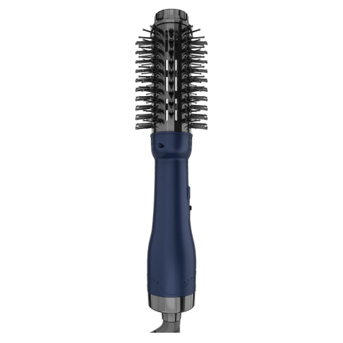فرشاة تكثيف الشعر راش براش V2 PRO – سيراميك أيوني، 1300 واط، تصميم بيضاوي، كحلي