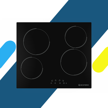 بوتاجاز كهرباء بلت إن إيكوماتيك - 60 سم - تحكم ديجيتال ولمس وتصميم فيترو سيراميك أنيق - موديل - V6107T