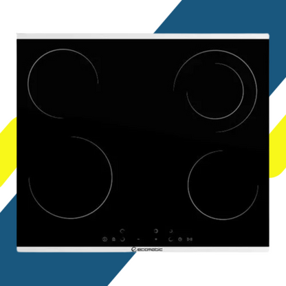 مسطح كهرباء فيترو سيراميك ديجيتال إيكوماتيك 60 سم –4 شعلات - موديل - V6604TDZ