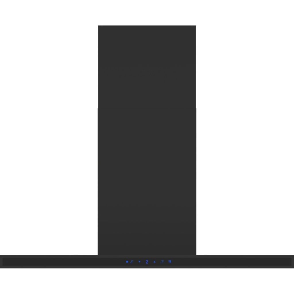 شفاط حرف T فاليريو (Valerio) تركي 90 سم - قوة شفط 850 م³/س أسود ملكي شاشة تاتش وريموت كنترول – موديل VCT95MN PRO