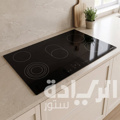 Valerio 90cm Built-in Electric Ceramic Hob – 5 Heating Zones – Touch Control – Model VE90VC