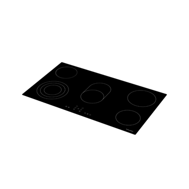 مسطح بلت إن سيراميك فاليريو (Valerio) 90 سم، 5 مناطق تسخين، تحكم لمس تاتش – موديل VE90VC