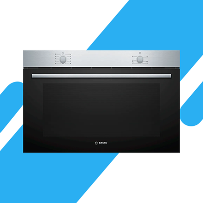 فرن بوش بلت إن غاز 90×60 سم ستانلس ستيل مزود بنظام HotAir وCatalytic Cleaning - VGD011BR0M