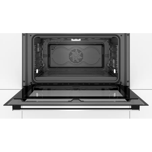 فرن بلت إن غاز من بوش 90 سم - سعة 102 لتر، شواية كهربائية رقمية - موديل - VGD553FR0