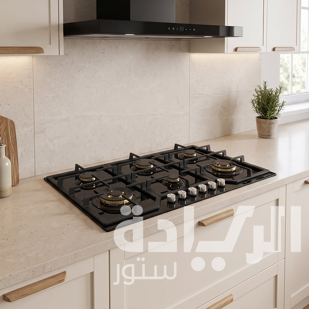 مسطح بلت إن غاز فاليريو (Valerio) تركي 90 سم – موديل VGH909DG GOLD
