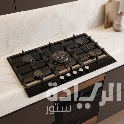 مسطح بلت إن غاز فاليريو (Valerio) تركي 90 سم – موديل VGN90GD NERO