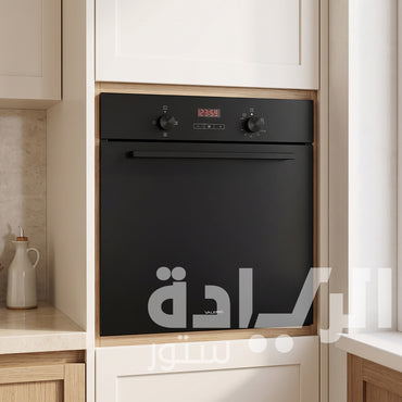 فرن بلت إن غاز فاليريو (Valerio) تركي 60 سم - 74 لتر – موديل VGO95ND NERO