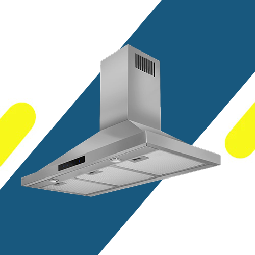 شفاط مطبخ هانز بلت ان – 90 سم – فضي – قوة شفط 1000 م³/ساعة – تحكم باللمس – إضاءة LED – VR -SS 90