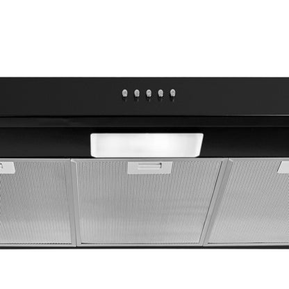 بيست اير شفاط مسطح - 90 سم - قوة شفط 650 م³/س - 2 موتور FIME إيطالي - موديل WAVE 90 CM BK