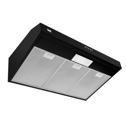 بيست اير شفاط مسطح - 90 سم - قوة شفط 650 م³/س - 2 موتور FIME إيطالي - موديل WAVE 90 CM BK