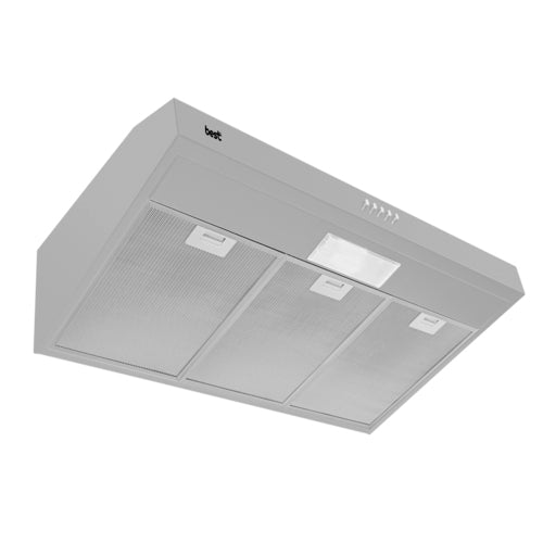 بيست اير شفاط مطبخ مسطح - 90 سم - قوة لشفط 650 م/س - 2 ماتور FIME إيطالي - موديل - WAVE 90CM INOX