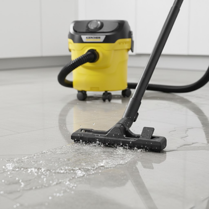 مكنسة كارشر WD 1 للشفط الجاف والرطب – 1000 وات –  تصميم مدمج