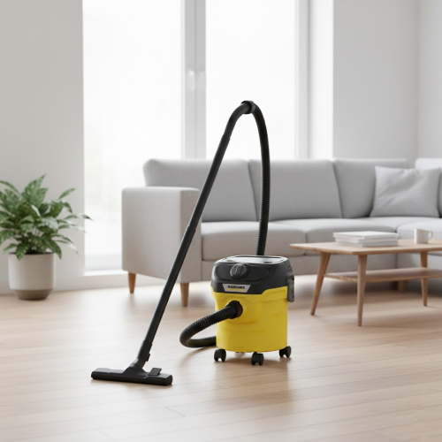 مكنسة كارشر WD 1 للشفط الجاف والرطب – 1000 وات –  تصميم مدمج