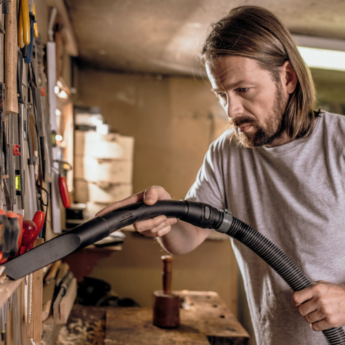 مكنسة كارشر WD 5 رطبة وجافة – 1100 وات – سعة 25 لتر – تنظيف فلتر ذاتي