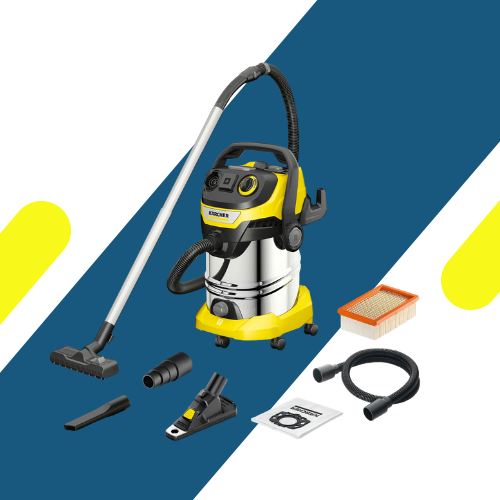 مكنسة كارشر (KARCHER) WD 6 P S رطبة وجافة – 1300 وات – سعة 30 لتر
