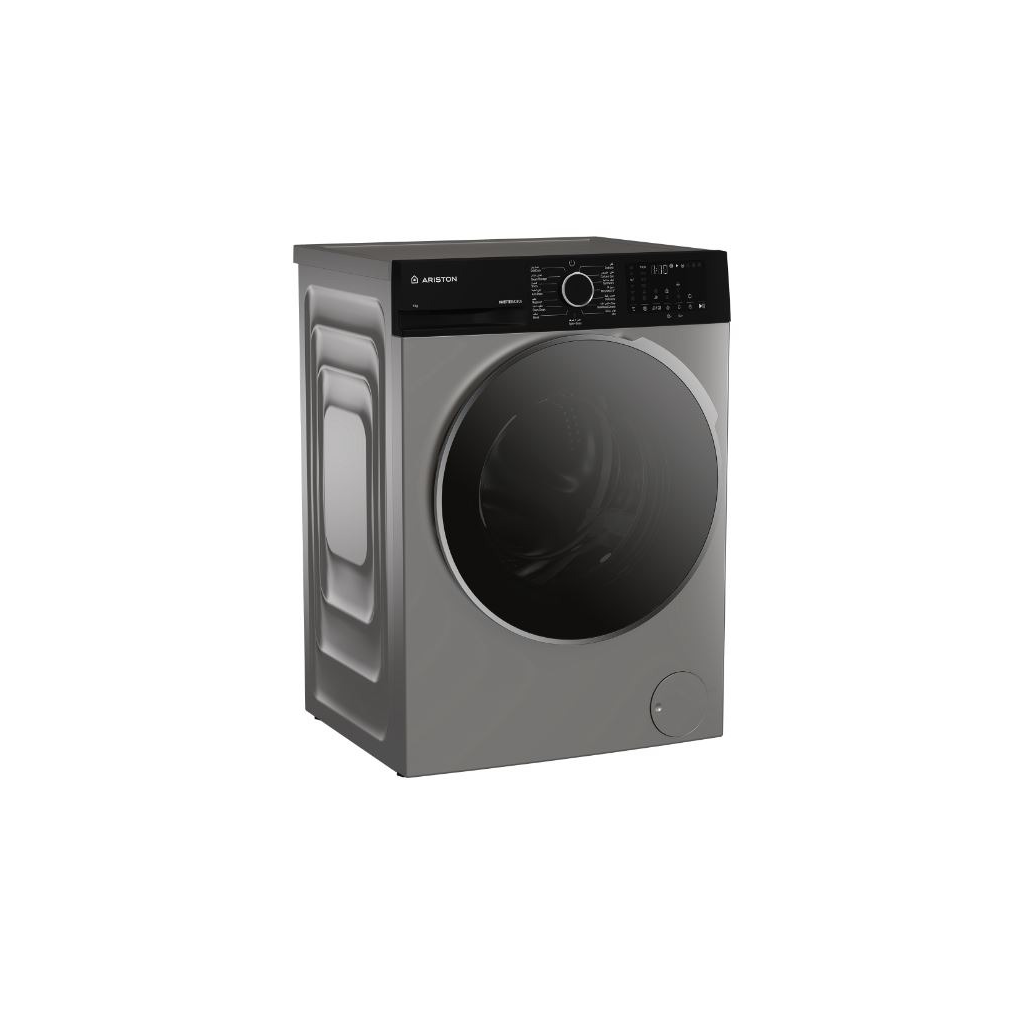 غسالة ملابس اريستون (Ariston) 8 كجم إنفرتر 1400 لفة – رمادي مودرن – WFST8GWHR