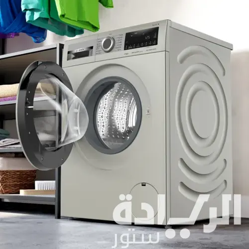 غسالة بوش سيريس 6 أوتوماتيك 10 كجم – 1400 دورة – ستانلس ستيل فضي - موديل - WGA2540XEG