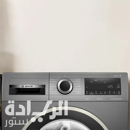 غسالة ملابس بوش Series 4 أوتوماتيك – 10 كجم – 1400 دورة – WGA254ZREG