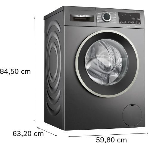 غسالة ملابس بوش Series 4 أوتوماتيك – 10 كجم – 1400 دورة – WGA254ZREG