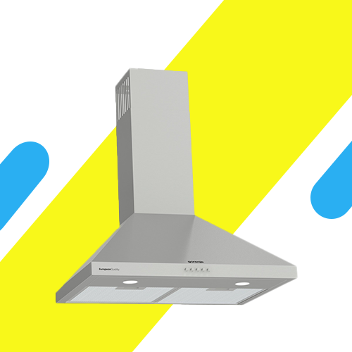 شفاط مطبخ مدخنة هرمي جورينيا – ستانلس ستيل 60 سم | قوة شفط 680 م³/س - موديل - WHC624EX