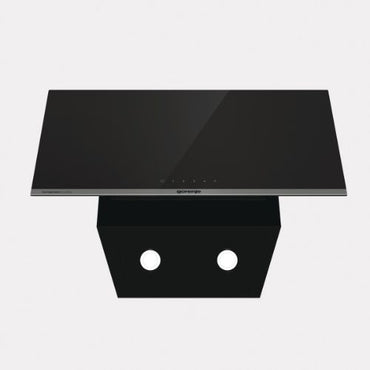 شفاط مطبخ أبخرة جورينيا – أسود 60 سم | قوة شفط 637 م³/س وتشغيل هادئ - موديل - WHI644EB