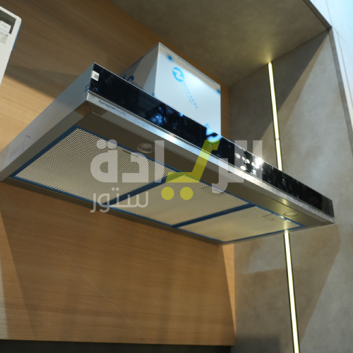 شفاط مطبخ جورينيا أبخرة – ستانلس ستيل 90 سم – 3 سرعات – قوة شفط 673 م³/س – موديل - WHT944EXGB