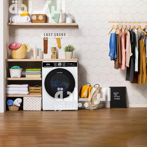 غسالة ملابس جورينيا 60 سم، سعة غسيل 10.5 كجم، محرك انفرتر- موديل - WNS1X4ARTWIFI