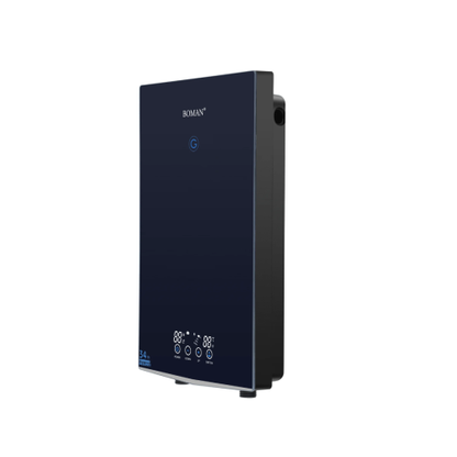 سخان مياه كهربائي فوري بدون خزان بشاشة ديجيتال أسود – بومان 12KW WZL13-Black