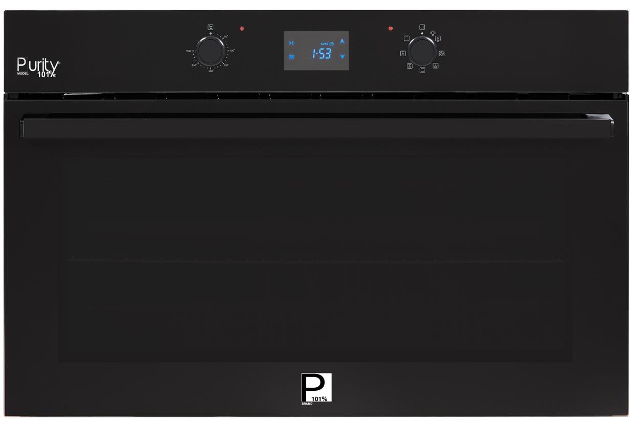 بيورتي فرن بلت إن غاز ديجتال بشواية غاز 90 سم أسود 97 لتر - موديل - OPT902GGD