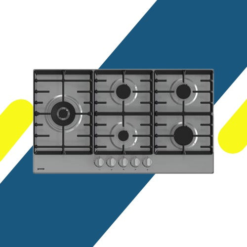 بوتاجاز بلت إن غاز جورينيا 90 سم – 5 شعلات – استانلس ستيل – موديل – GW951X