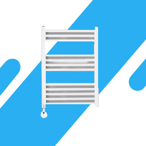 دفاية كهربائية بيضاء بيورتي 400 وات لتجفيف المناشف - تصميم عصري وأداء فعال