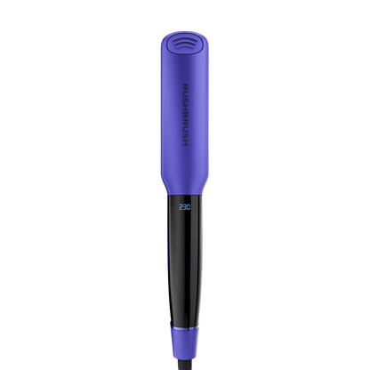 مكواة شعر راش براش (RUSH BRUSH) – X1 Infra Straightener–Purple ألواح تيتانيوم وسيراميك